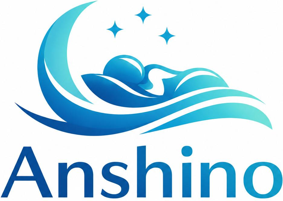 Anshino — a crescent moon and stars above a figure resting on a wave